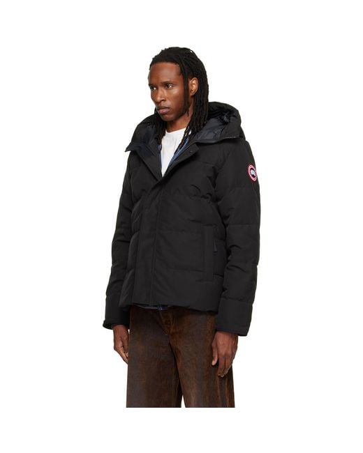 Canada Goose Black Macmillan Down Coat for men