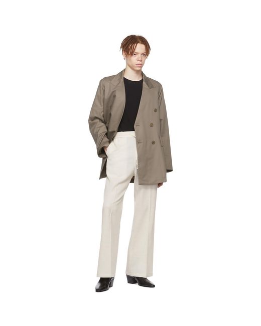 Cornerstone Brown Cotton Blazer for men
