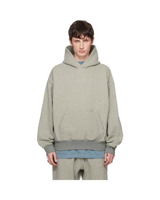 Fear Of God Gray Signature Classic Hoodie for men