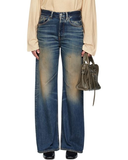 Acne Blue Regular-Fit 2021M Jeans