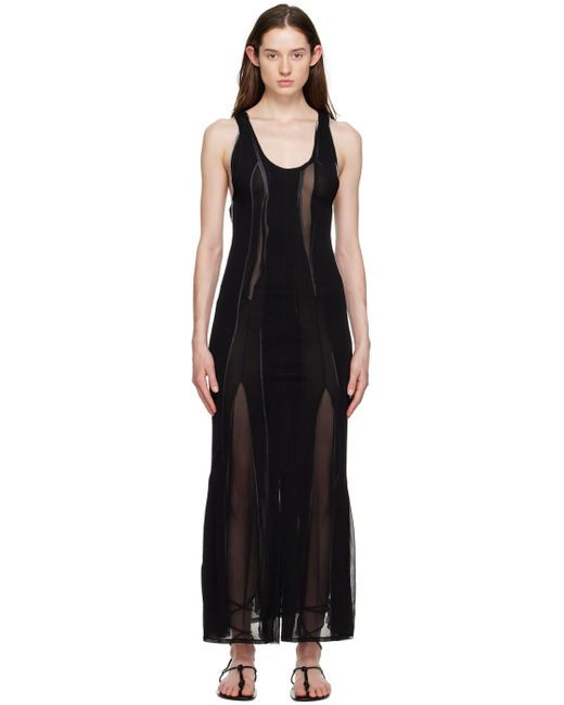 Y. Project Black Seam Allowance Maxi Dress