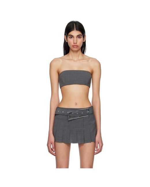16Arlington Black Gray Tube Tank Top