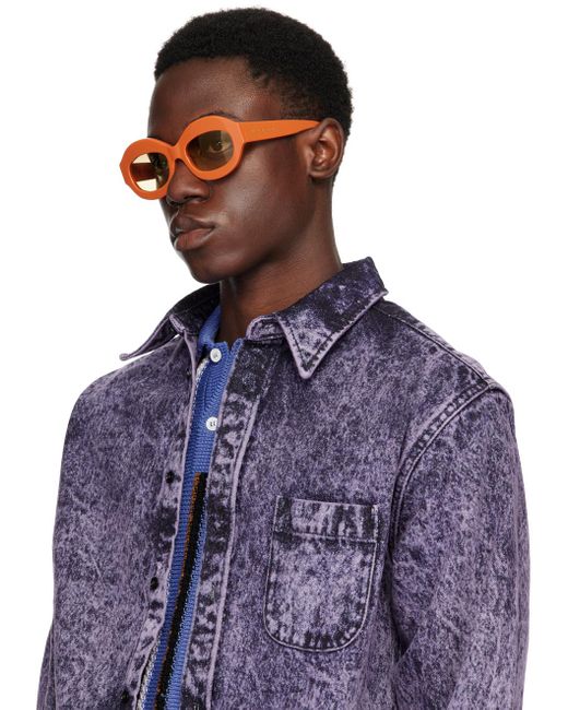 Marni Black Ik Kil Cenote Sunglasses for men