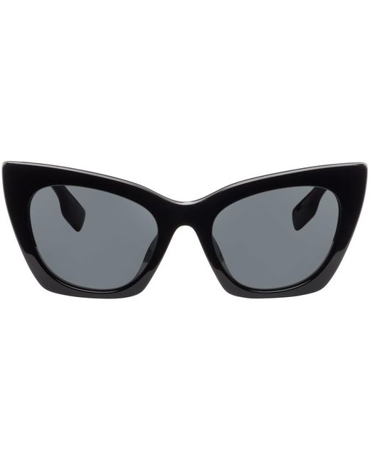 Burberry Black Logo Detail Cat-eye Frame Sunglasses