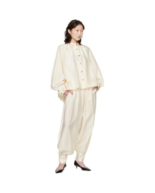 Cordera Natural Off- Balloon Shirt