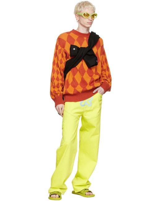 Columbia Orange Ssense Exclusive Shradha Kochhar Edition Sweater for men