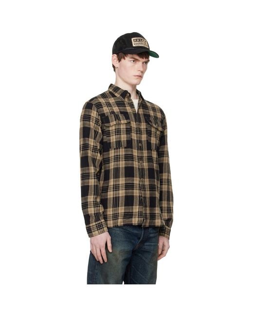 RRL Black Greyson Shirt for men