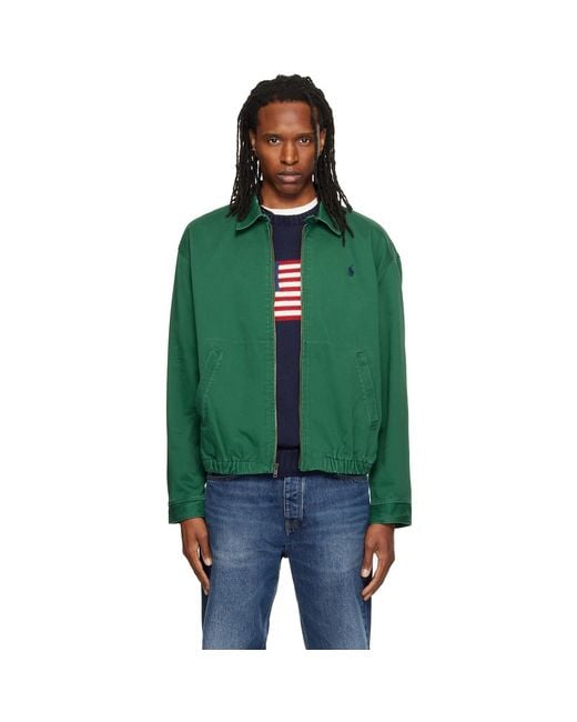 Polo Ralph Lauren Green 'The Big Bayport' Jacket for men