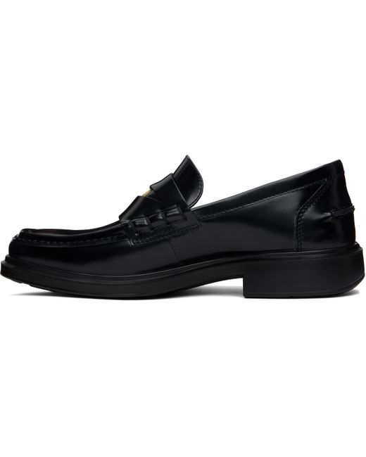 Louis-Gabriel Nouchi Black Ecco.Kollektive Edition Laceration Penny Loafers for men