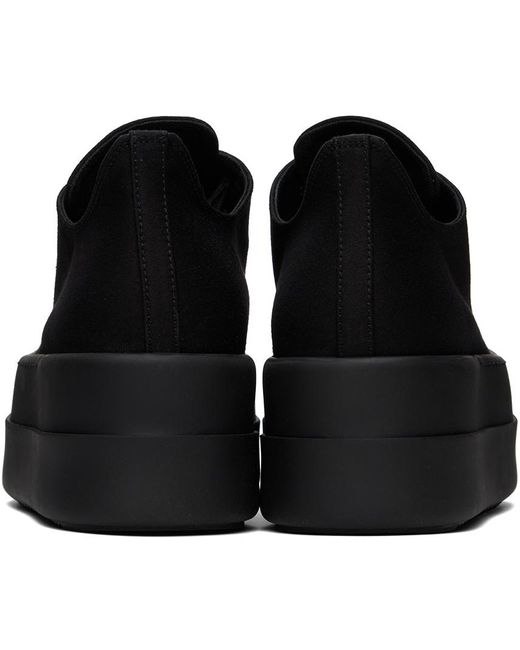Rick Owens Black Double Bumper Low Sneakers for men