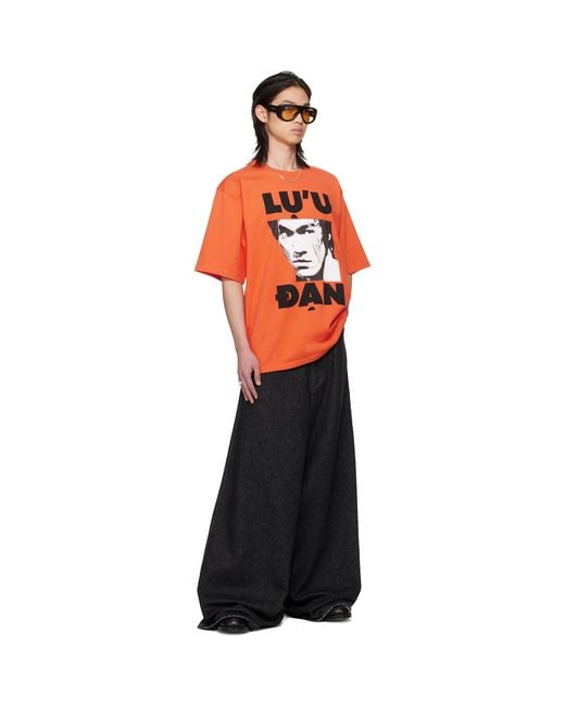 Lu'u Dan Orange Bruce Lee X Lựu Đạn Concert T-Shirt for men