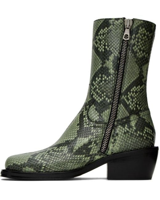 dries van noten snake boots