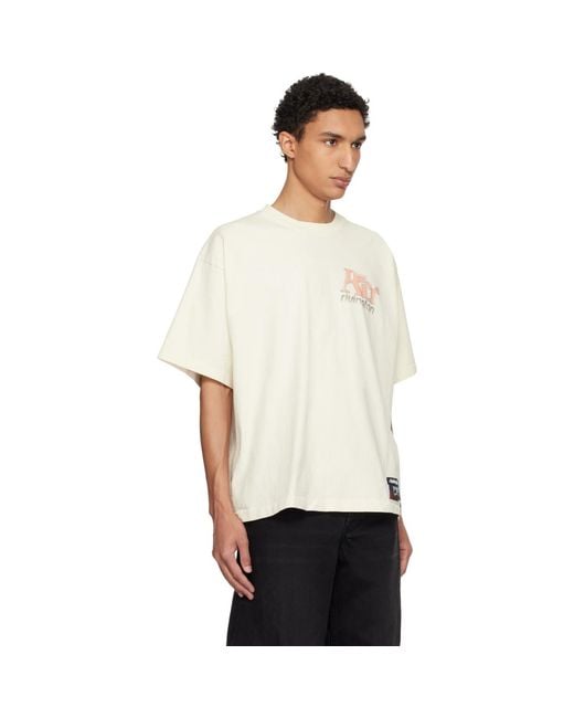 RIVINGTON roi Rebis White Off- 'Dark Arts Cva' T-Shirt for men