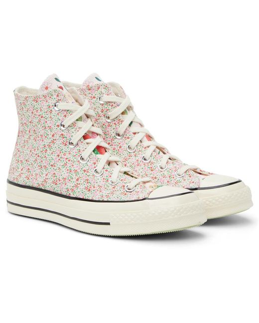 Converse Black Pink Chuck 70 Fruits & Florals Sneakers for men