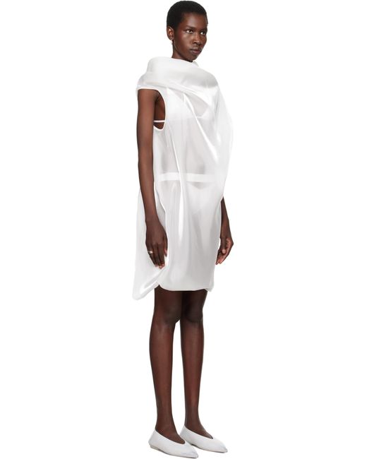Issey Miyake Black Ssense Exclusive Bridal Capsule Eau Minidress