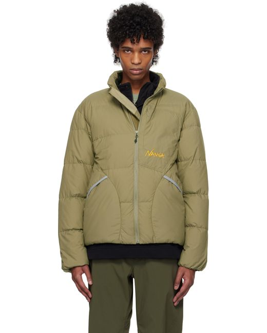NANGA Green Khaki Mazeno Ridge Down Jacket for men
