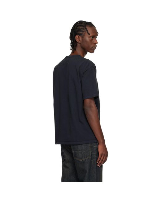 Rhude Black Ramatuelle Intl Racing T-Shirt for men