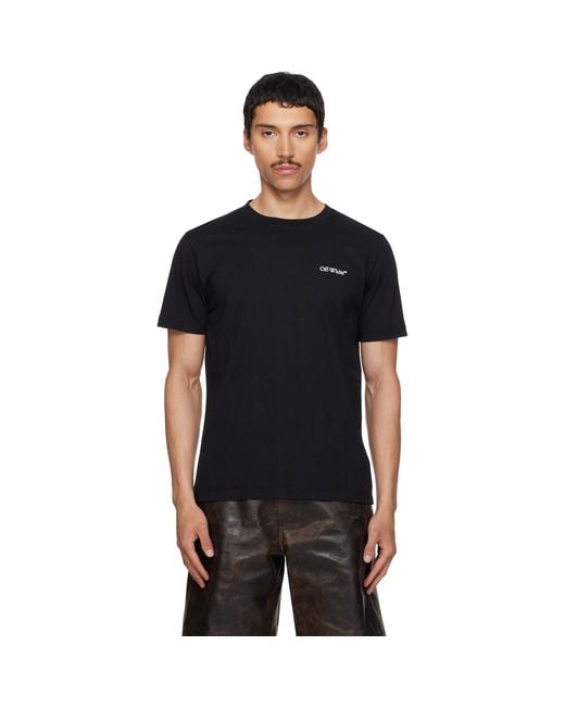 Off-White c/o Virgil Abloh Black Metal Arrow Slim T-Shirt for men