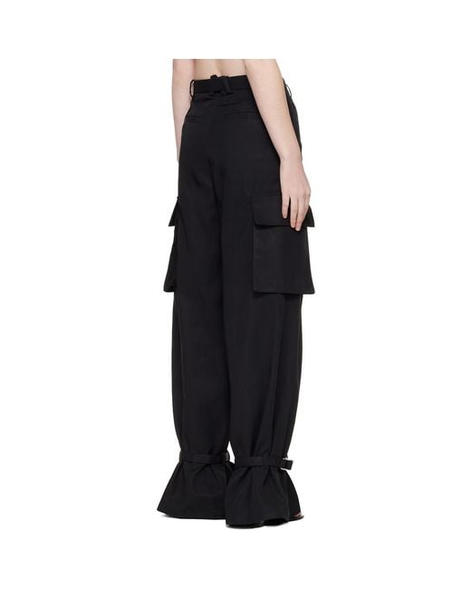 The Attico Black Long Trousers