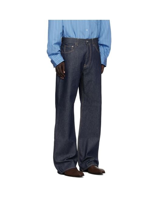 Acne Blue Regular Fit 2021M Jeans for men