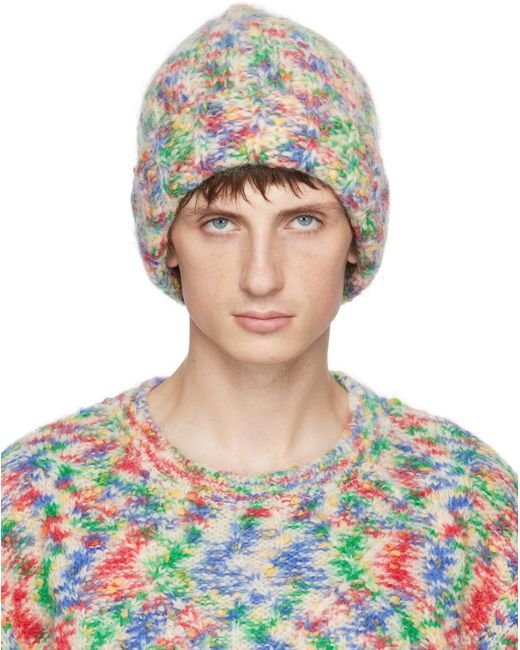 A.P.C. Green Jw Anderson Edition Barth Beanie for men