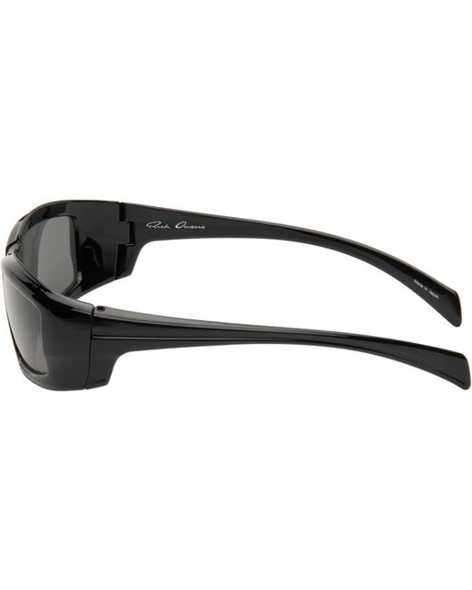 Rick Owens Black Temple Rick Sunglasses