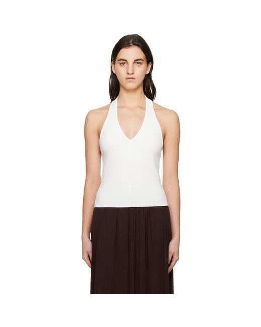 Esse Studios White Obie Tank Top