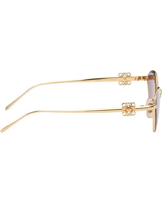 Loewe Pink Hexagonal Anagram Sunglasses