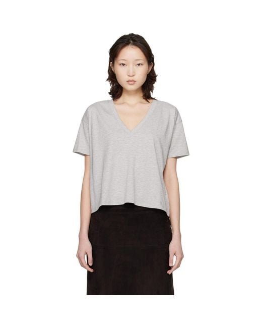 Loulou de Saison Black 'Faaa Lds' V-Neck T-Shirt