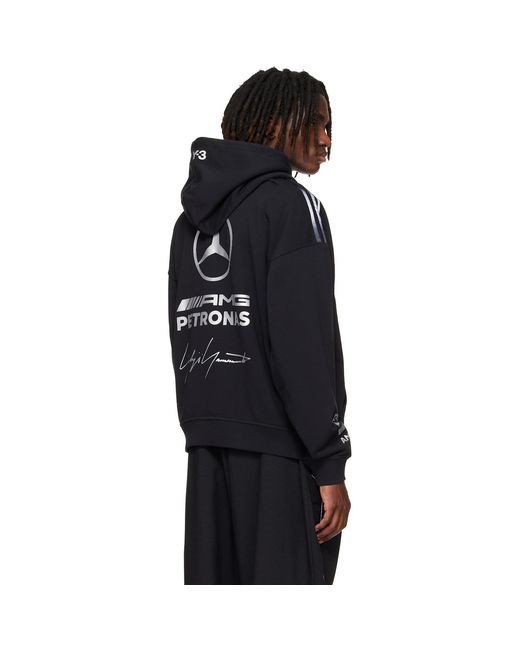 Y-3 Blue Mercedes-Amg F1 Edition Team Hoodie for men
