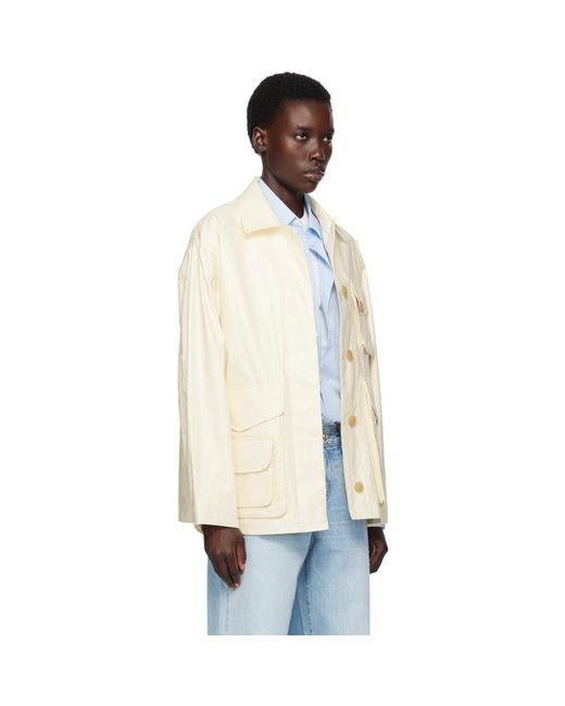 Rag & Bone White Aston Field Jacket