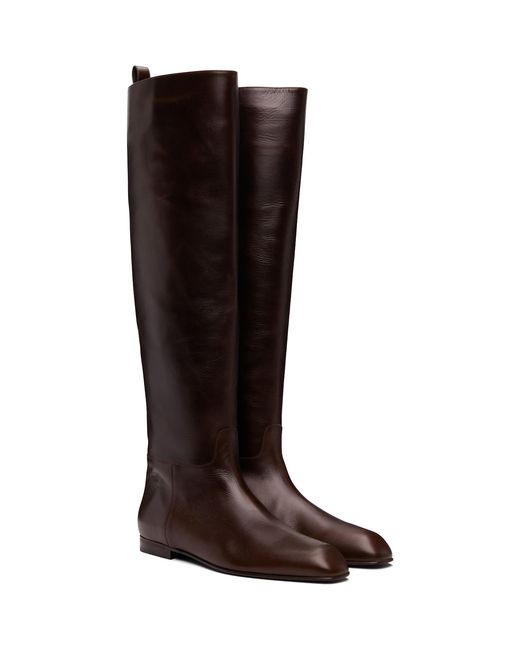 Khaite Black Colt Knee-High Boots
