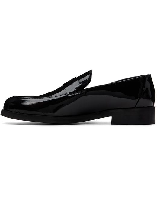 Ernest W. Baker Black Leather Loafers for men