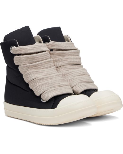 Baskets Rembourrées Noires À Laçage Surdimensionné Rick Owens pour homme en coloris Black