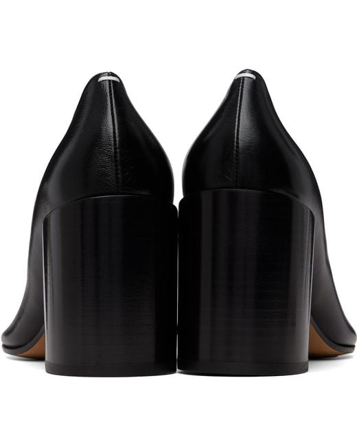 Maison Margiela Black Piped Heels