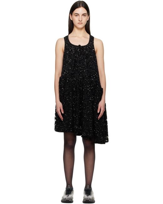 CECILIE BAHNSEN Black Azelia Minidress