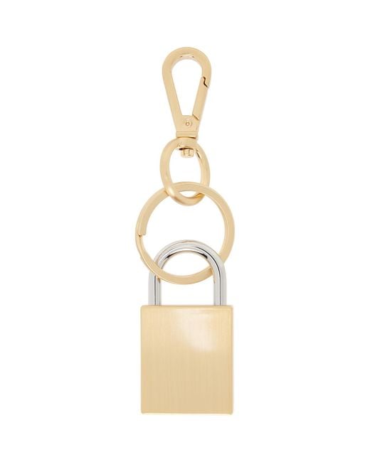 AMI Black Ami De Coeur Padlock Keychain