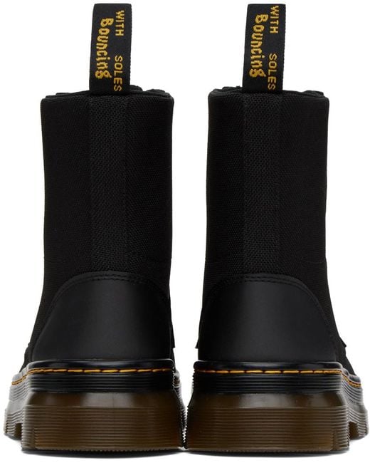 Dr. Martens Black Combs Poly Boots for men