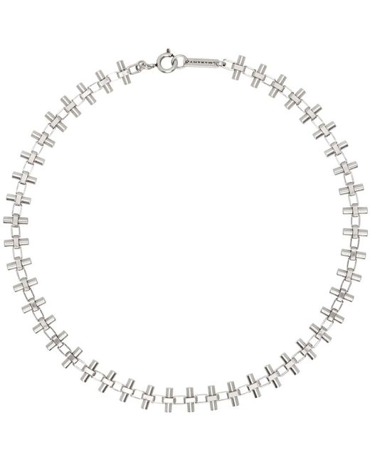 Isabel Marant Metallic Silver Nice Day Necklace for men
