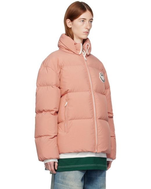 Moncler Genius Moncler X Palm Angels Pink Rodmar Down Jacket Lyst