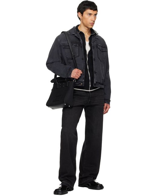 メンズ Maison Margiela ブラック スモール 5Ac Daily Vertical トートバッグ Black