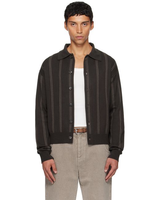 mfpen Black Formal Cardigan for men