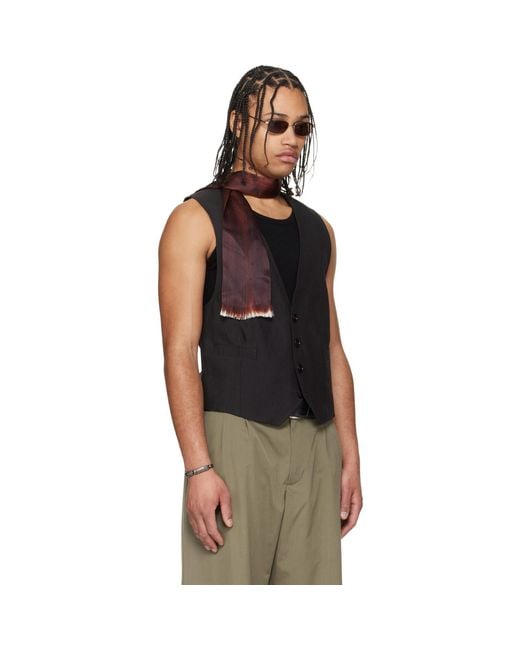 Our Legacy Black Classic Vest for men