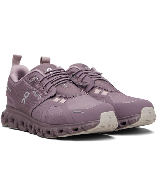 On Shoes Black Cloud 6 Waterproof Sneakers