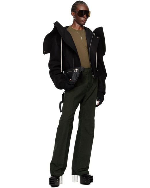 メンズ Rick Owens Porterville バムバッグ ポーチ Black