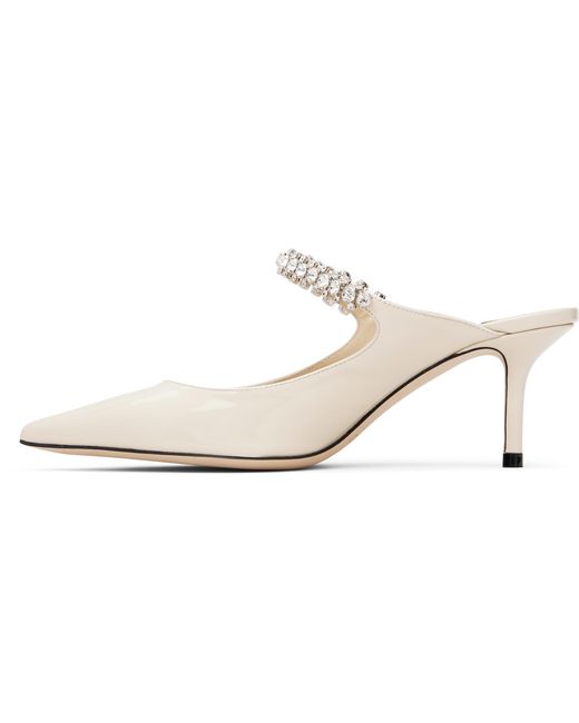 Jimmy Choo Black Off- Bing 65 Mules