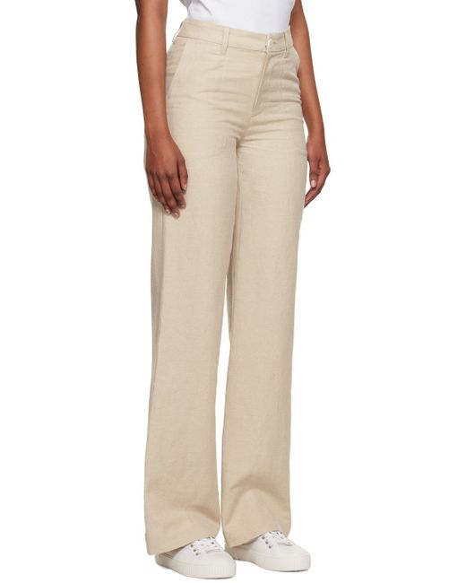 A.P.C. Natural . Beige Seaside Trousers