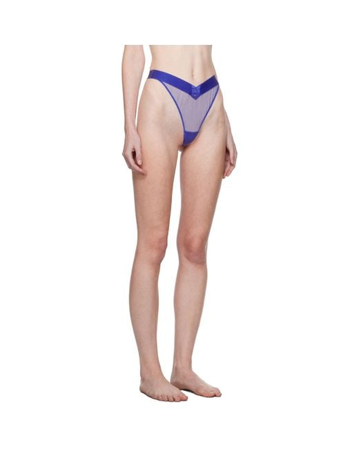 Agent Provocateur Blue Caity Thong