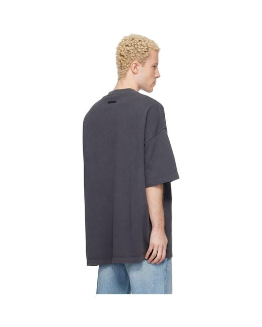 Fear Of God Blue Training 90S Short Sleeve T-Shirt for men