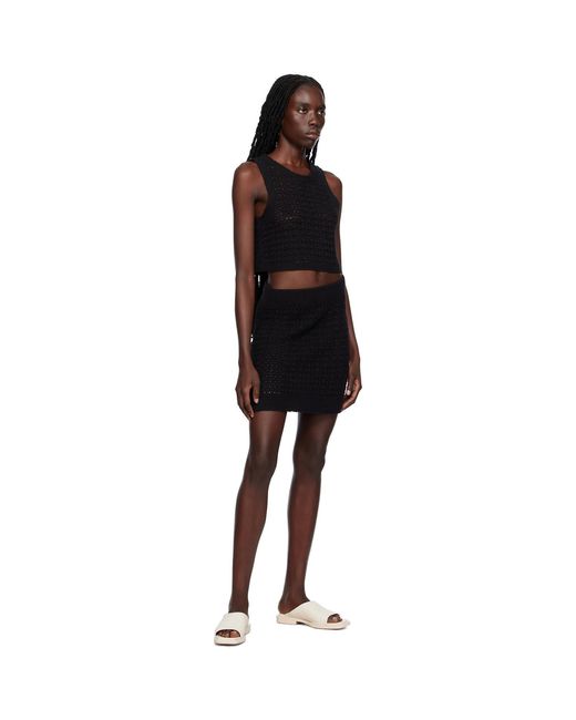 Leset Black Lucy Miniskirt